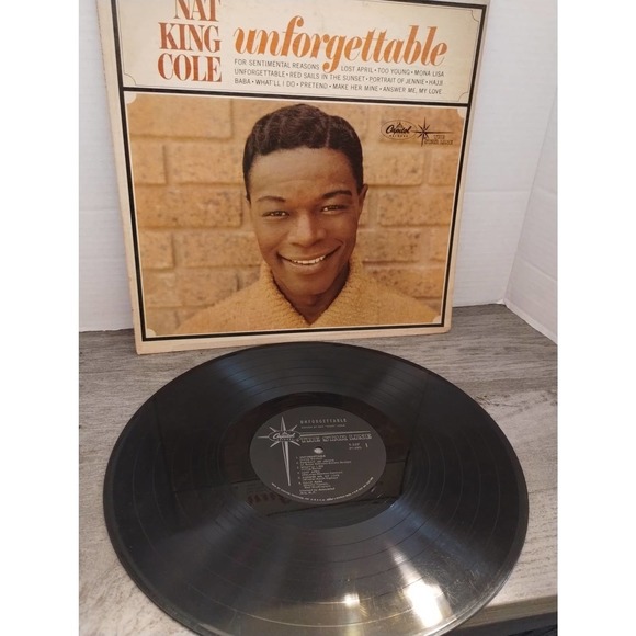 Nat King Cole – Unforgettable - Capitol Records T-357 Vinyl LP